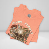 Ladies Cottagecore Skull Crew Neck TShirt